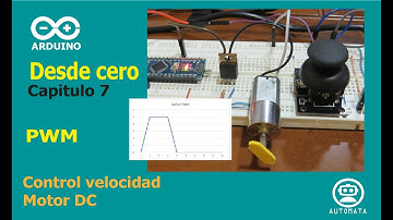 Arduino desde Cero - Capitulo 7 - PWM Control Joystick de velocidad motor DC.