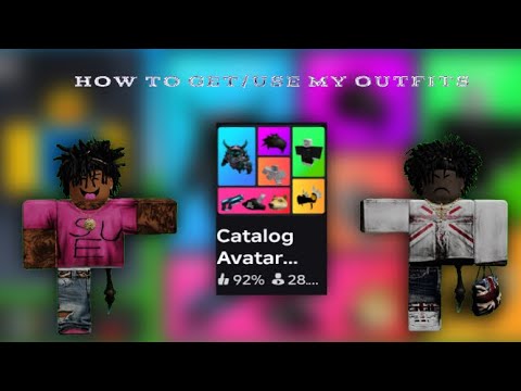 How to get/use my outfits in catalog avatar creator! - YouTube
