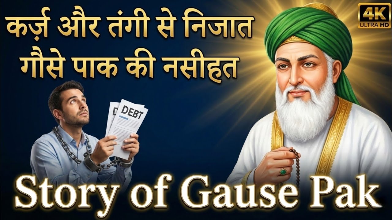 Karz aur Tangi se Nijat: Gause Pak ki Naseehat | Story of Gause Pak | Sufi Dastan | Emotional Dastan