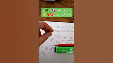 يسكن في فرنسا و يخدم في سويسرا 