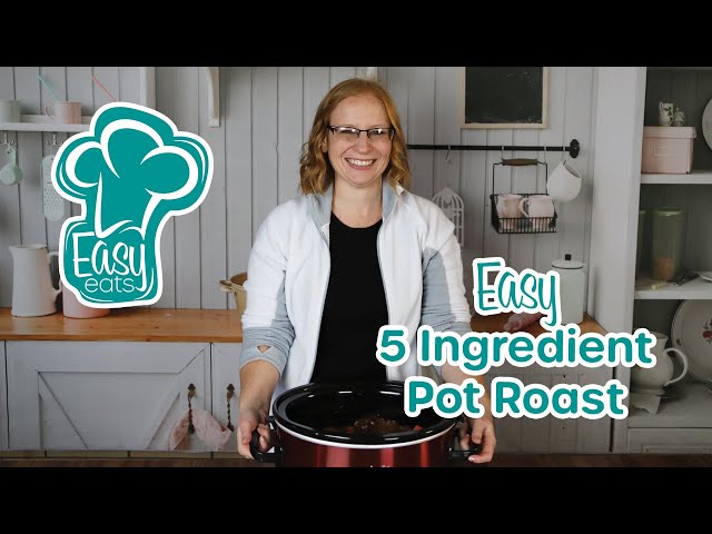 Crockpot 5-Ingredient Pot Roast + VIDEO - Fit Slow Cooker Queen