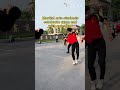 Martial arts students celebrate exam end with epic flips