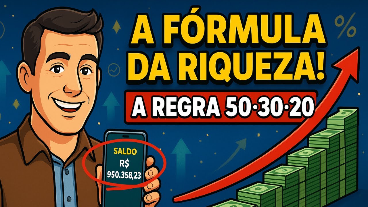 💰 A REGRA 50/30/20: o segredo para INVESTIR SEM MEDO e sempre GANHAR DINHEIRO