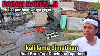 SERAKAH❗️KALI APUR KARAWANG HAMPIR TAK BERBENTUK DIPERKECIL DIBANGUN KIOS KELIHATAN BANGUNAN BARUNYA