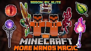 Magic Mod Update MCPE - More Wands Magic & Weapons! Elemental Wands (Survival Compatible!) | Review screenshot 2