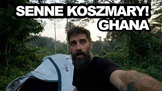 GHANA - MOCNA SCHIZA W NOCY POD NAMIOTEM W LESIE