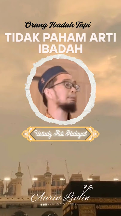 Orang Sholat Tapi Tidak Paham Ibadahnya #ceramahustadzadihidayat