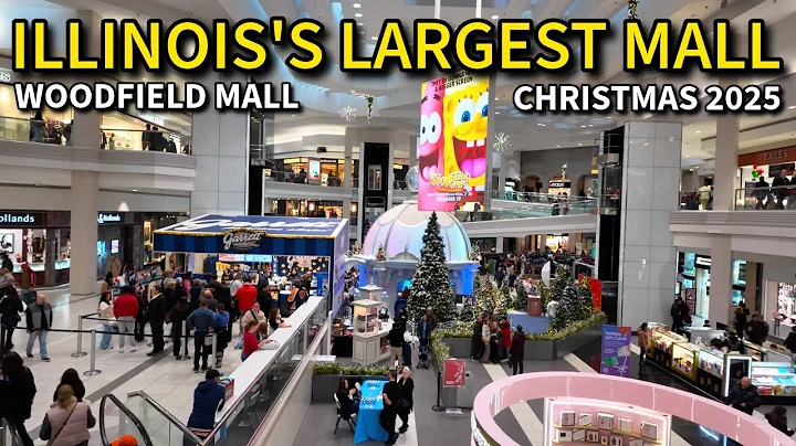 CHICAGO Christmas Walk 🎄✨Illinois Largest Mall | WOODFIELD MALL |  On Saturday| December 6, 2025 |4K