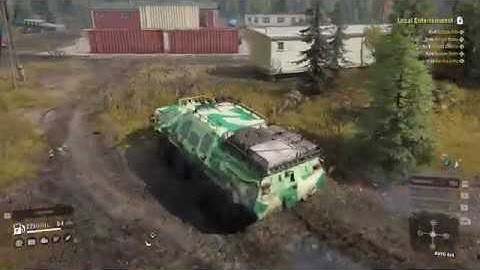 Craziest cargo duplication bug in SnowRunner riding TUZ 420 "Tatarin"