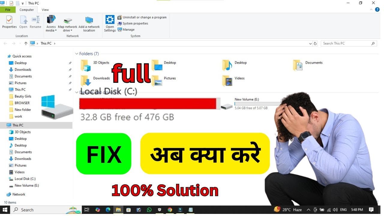 Fix "Can't Extend C Drive with Unallocated Space" in Windows 10/11 ...