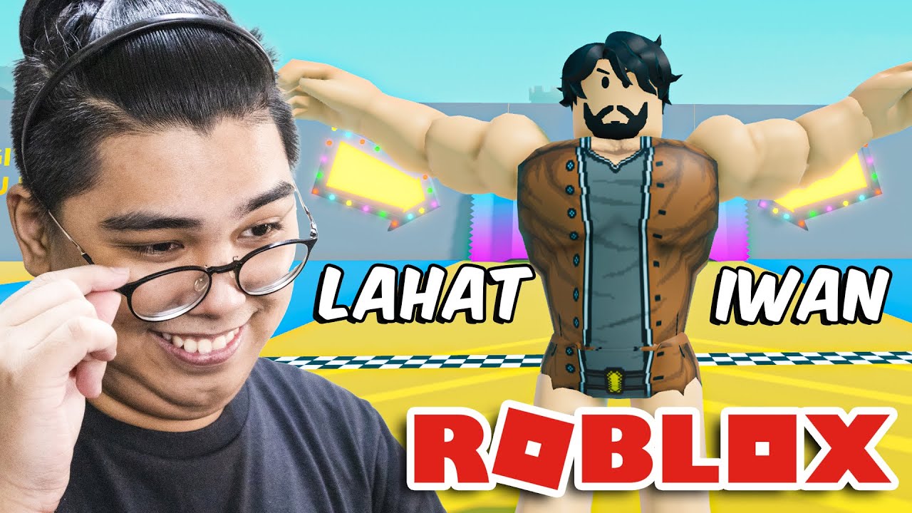 StrongMan Simulator #02 - ROBLOX - LAHAT IWAN PATI BARBEL