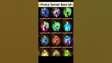 Proxy Server Rare Id 😂 -paraSAMSUNG A3,A5, A6, A7,J2,J5,J7,S5, S6,S7,SA10,A20, A30,A50,A70//FREEFIRE