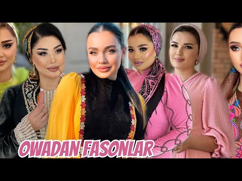 Owadan turkmen barhat pombarh koynek fasonlar 2023 / Gelin gyzlara owadan koynekler/ Women dress