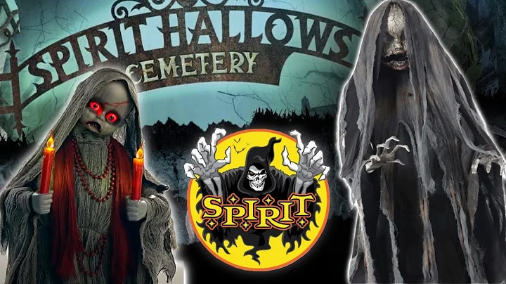 SPIRIT HALLOWEEN 2023 SNEAK PEEKS SPIRIT HALLOWS CEMETERY THEME RETURNING ANIMATRONICS !!