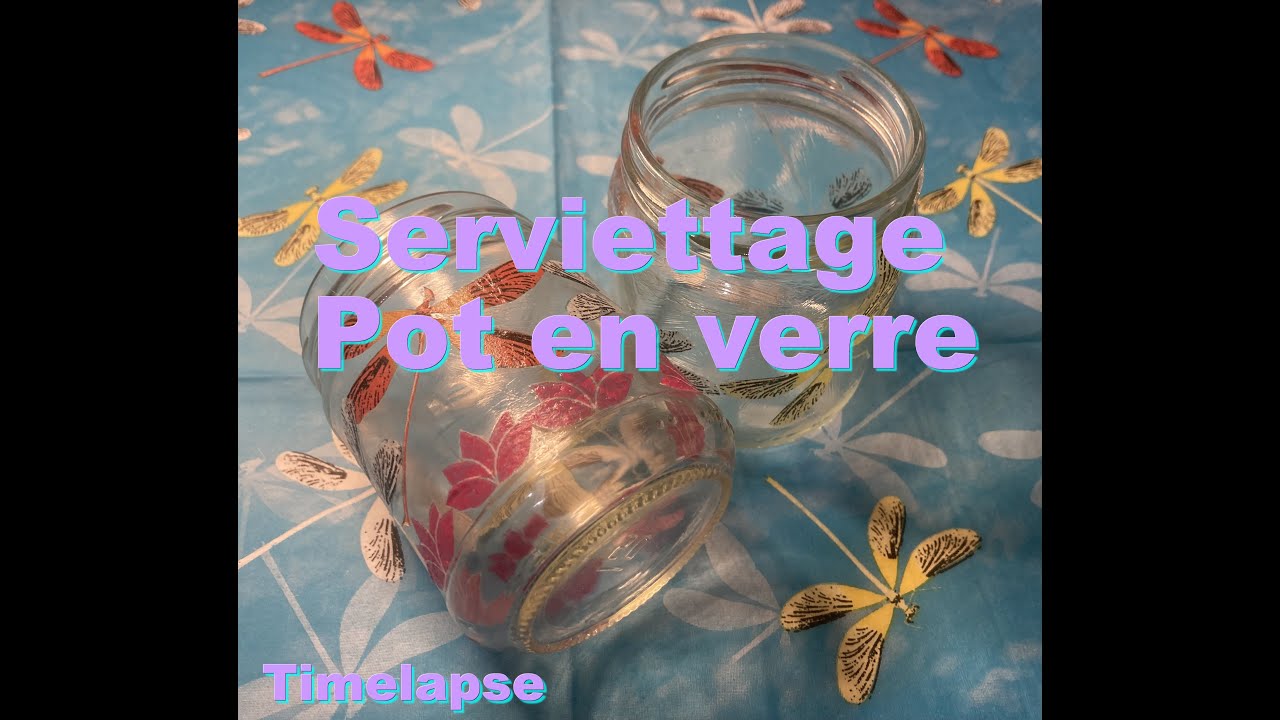 Collage Papier Sur Verre