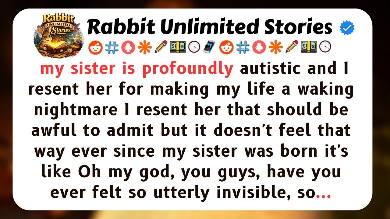 my sister is profoundly autistic and I resent her for making...[Full Stories]