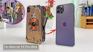 How i Turn Destroyed iPhone Xs max into a Brand New iPhone 14 Pro Max