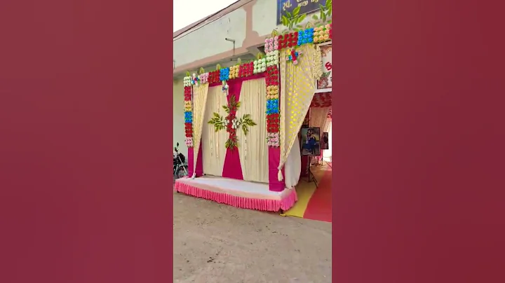 Best flower decoration decoration idea wedding flower decoration mandap decoration #shorts #wedding