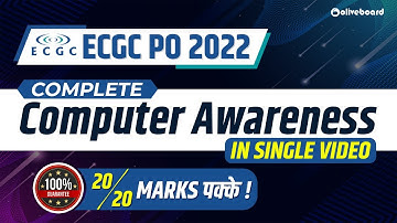 ECGC PO Computer | Complete Computer Awareness for ECGC PO 2022 | ECGC PO 2022 #ECGCPO2022