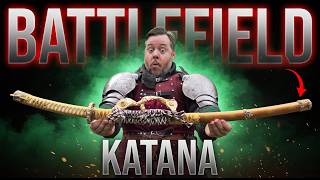 This BATTLEFIELD katana is CRAZY! - rom tachi review