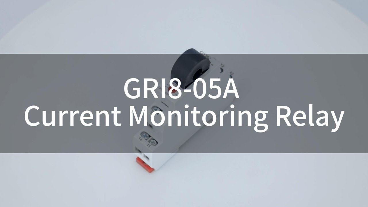 GEYA GRI8-05A Current Monitoring Relay - YouTube