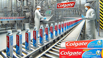 Hoe COLGATE-TANDPASTA WORDT GEMAAKT 🦷 Binnen in de COLGATE-fabriek | Captain Discovery