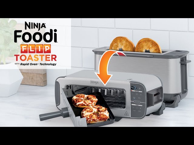 Ninja ST100 Foodi 2-In-1 Flip Toaster, Ninja Foodi Flip Toaster, Ninja  Toaster