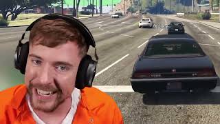 Escape 50 Cops, Win 100,000   MrBeast Gaming