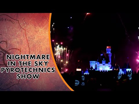 Nightmare in the Sky Pyrotechnics Show丨2010丨魔咒焚城煙火表演丨Haunted Halloween丨Hong Kong Disneyland丨香港迪士尼樂園