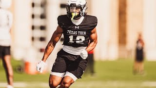 Locked in Texas tech football Bralyn Lux #12 transfer from Fresno state #33