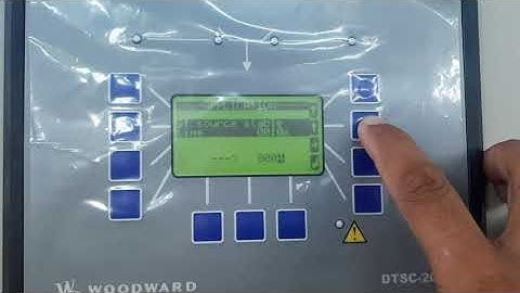 WOODWARD DTSC-200 factory settings