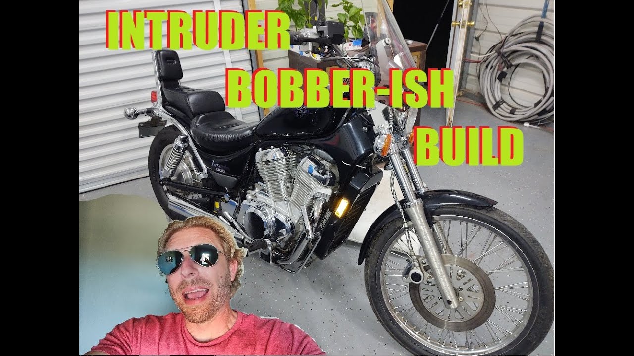 custom Suzuki Intruder Bobber Bike build