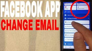 ✅  How To Change Email On Facebook App 🔴 screenshot 2