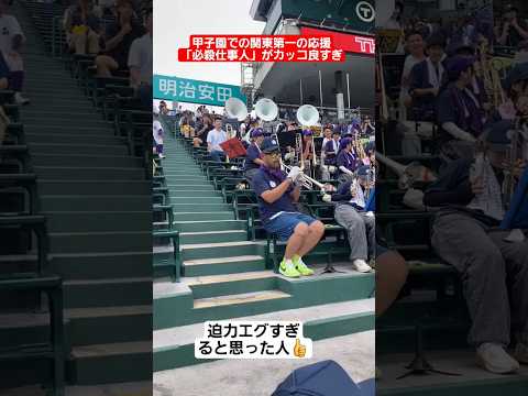 甲子園 関東第一の応援 必殺仕事人 がカッコ良すぎる Shorts Tiktok おすすめ 甲子園 高校野球 感動