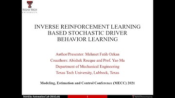 Inverse Reinforcement Learning Based Stochastic Driver Behavior Learning
