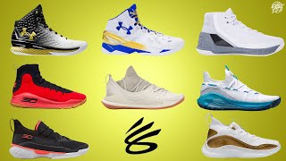 Ranking the BEST Curry Shoes! Stephen Curry's Signature Shoe Line!