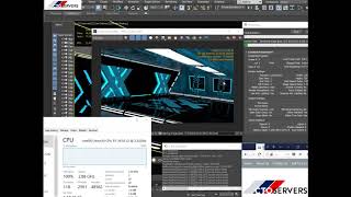 GPU V CPU 3ds Max V-RAY Benchmark 2 x Intel Xeon E5-2670 v2 V 4 x NVIDIA TESLA K10 12288 GPU CORES