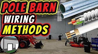 Pole Barn Electrical Wiring - YouTube