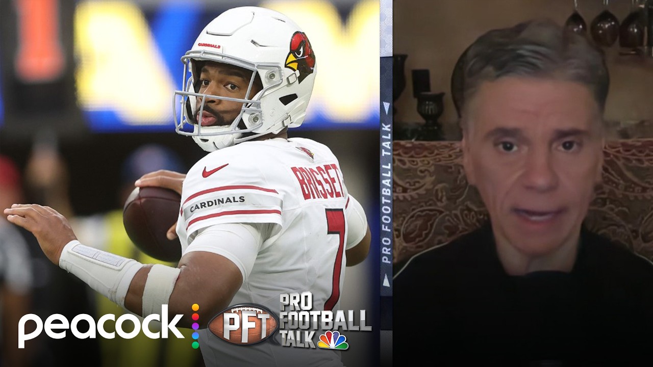 Jacoby Brissett doesn't hold-in, practices with Arizona Cardinals | Pro Football Talk | NFL on NBC