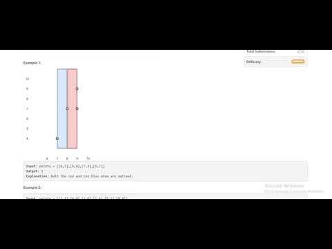 5540. Widest Vertical Area Between Two Points Containing No Points | Biweekly Contest 38 | LeetCode