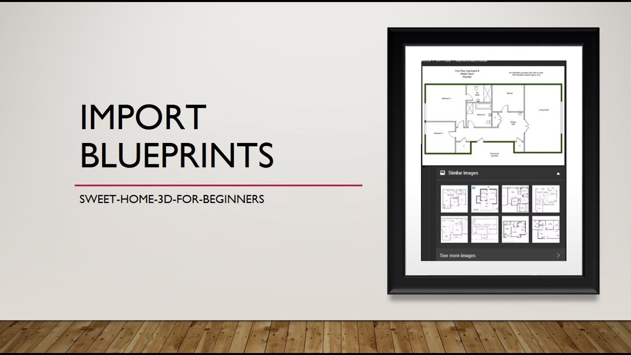 SH3D Importing a Floorplan Blueprint YouTube