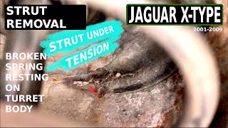 JAGUAR X-TYPE Removing a Strut Under Tension