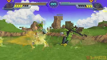 Dragon Ball Z Infinite World - SSj Vegeta vs Perfect Cell [Request]
