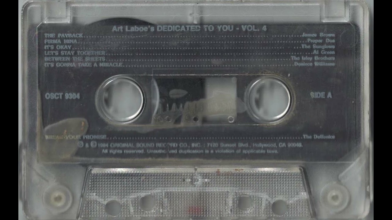 ART LABOE'S DEDICATED TO YOU - VOL. 4 (full tape) - YouTube
