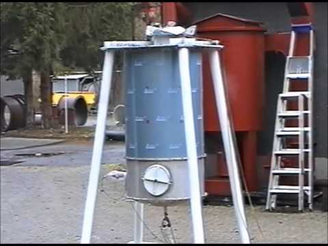 Explosion testing of a cartridge filter