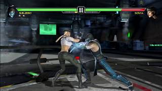 MK VS DC Battles - Sub-Zero VS Sonya