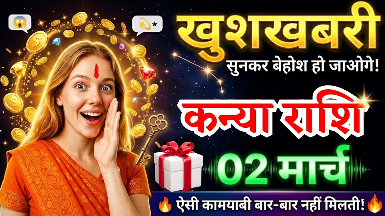 2 मार्च, कन्या राशि वालों खुशखबरी सुनकर बेहोश हो जाओगे, Kanya Rashi