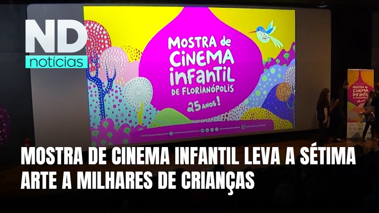 Mostra de Cinema Infantil de Florianópolis aproxima crianças do cinema nacional e internacional