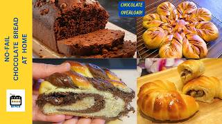 How To Bake Super Soft Chocolate Bread | Baking Bread At Home EP2 screenshot 2
