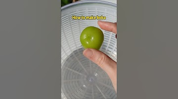 Make 3 ingredients fruit boba only using left hand 🫲